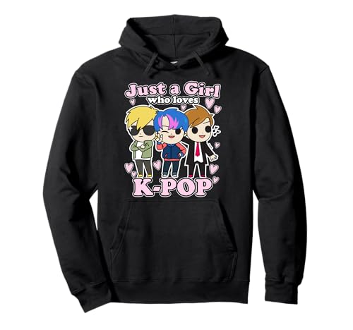 K-Pop Just A Girl Who Loves K-Pop Korean Pop Band Pullover Hoodie K-Pop Just A Girl Who Loves K-Pop Korean Pop Band Pullover Hoodie von K-Pop Koreanische Popmusik Saranghae Merchandise