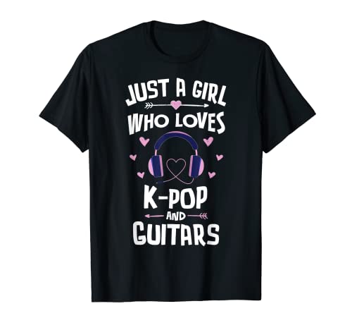 K-Pop und Gitarren süßes Geschenk für Mädchen und Frauen T-Shirt von K-Pop Memme