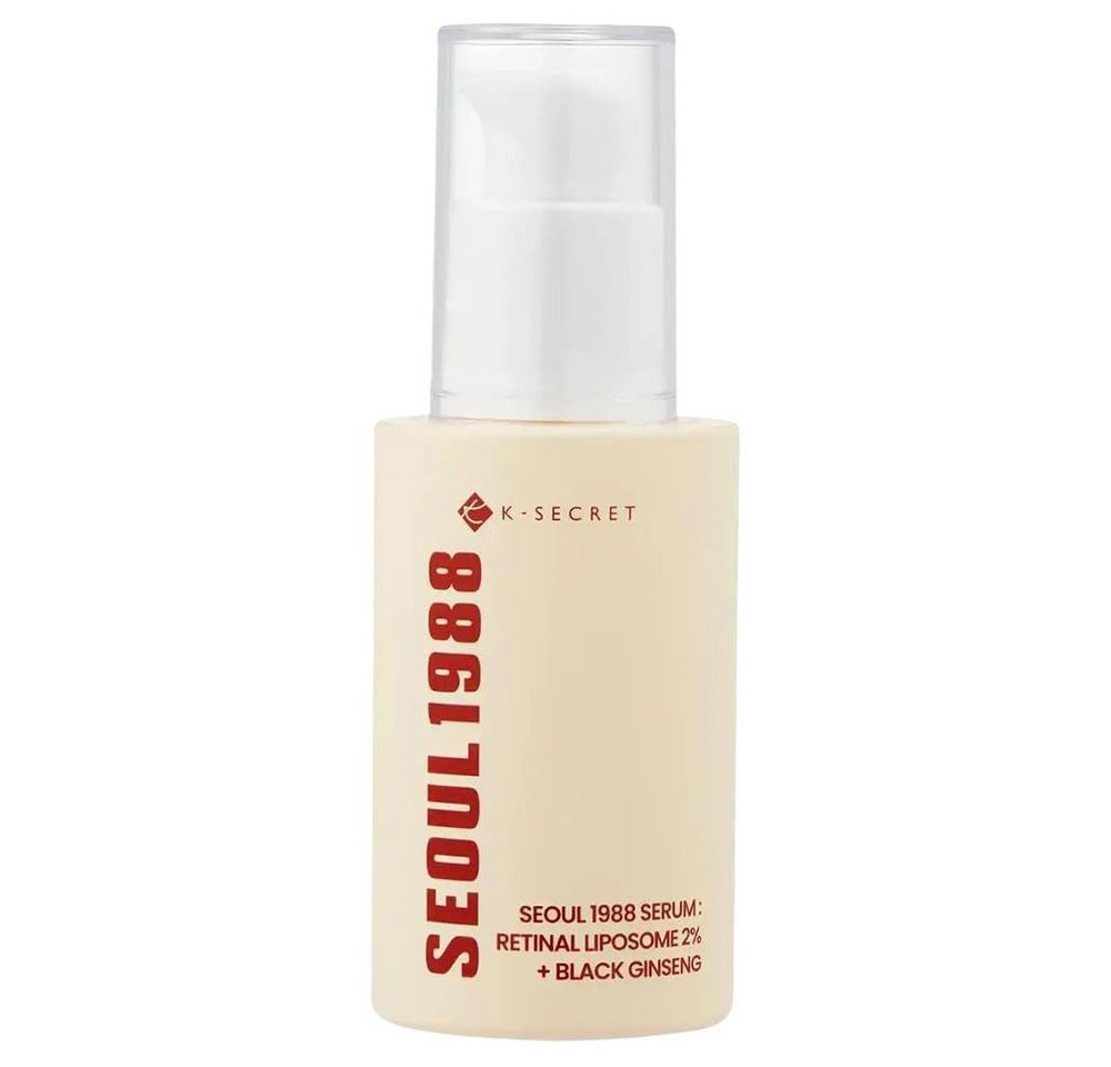 K-Secret Gesichtsserum Seoul 1988 Serum - Black Ginseng & Retinal Liposome 2 % - 30ml schnelleinziehend, für empfindliche Haut geeignet -, Anti-Aging-Formel, ohne Duftstoffe, K-Beauty K-Secret Gesichtsserum Seoul 1988 Serum - Black Ginseng & Retinal Liposome 2 % - 30ml schnelleinziehend, für empfindliche Haut geeignet -, Anti-Aging-Formel, ohne Duftstoffe, K-Beauty von K-Secret