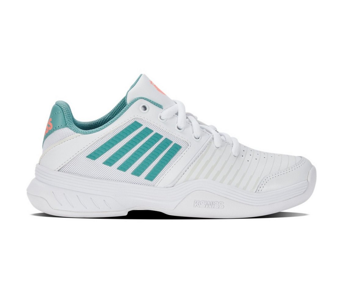 K-Swiss Performance Court Express Indoor/Carpet/Teppich weiss/mint Mädchen Tennisschuh von K-Swiss Performance