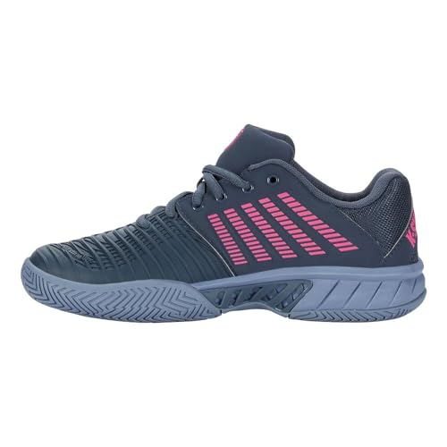 K-Swiss Performance Damen Express Light 3 Tennis Shoe, Orion Blue/Infinity/Carmine Rose, 39 EU von DUNLOP