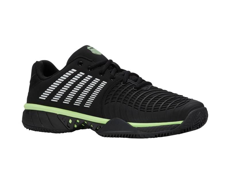 K-Swiss Performance Express Light 3 Clay/Sandplatz 2025 schwarz/grün Herren Tennisschuh von K-Swiss Performance