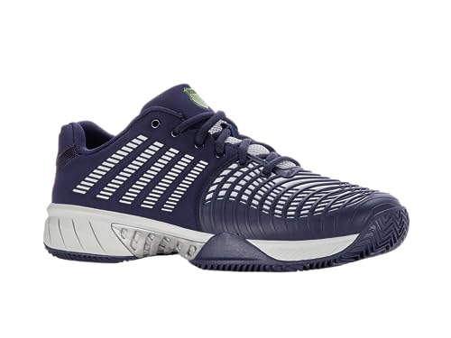 K-Swiss Performance Herren Express Light 3 HB Tennis Shoe, Peacoat/Gray Violet/Lime Green, 39.5 EU von K-Swiss Performance