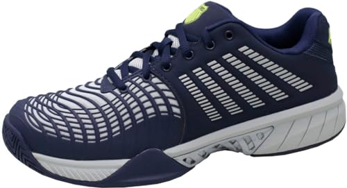 K-Swiss Performance Herren Express Light 3 Tennis Shoe, Peacoat/Gray Violet/Lime Green, 42.5 EU von K-Swiss