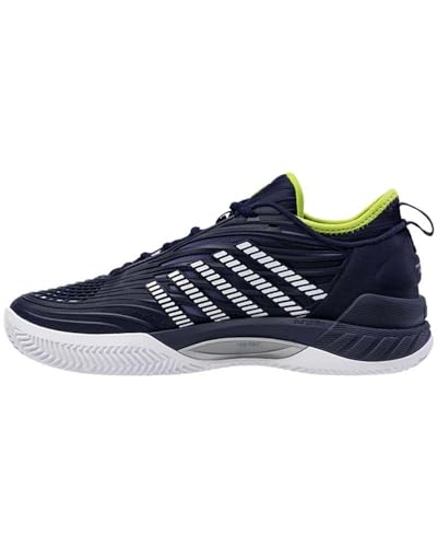 K-Swiss Performance Herren Hypercourt Supreme 2 Tennis Shoe, Peacoat/White/Lime Green, 43 EU von K-Swiss Performance