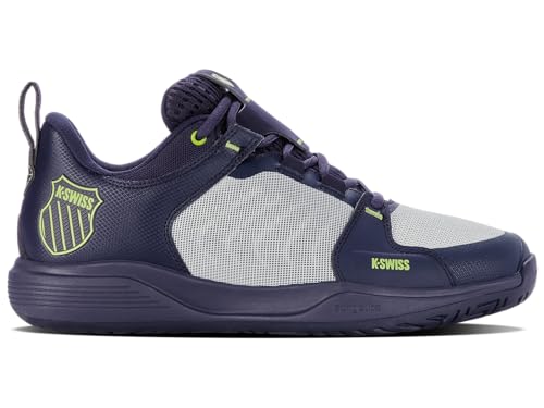 K-Swiss Performance Herren Ultrashot Team Tennis Shoe, Peacoat/Gray Violet/Lime Green, 41.5 EU von K-Swiss