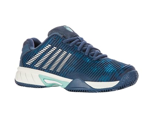 K-Swiss Performance Hypercourt Express 2 HB Tennis Shoe, Indian Teal/Star White/Moonstruck, 34 EU von K-Swiss