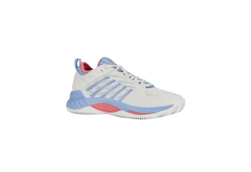 K-Swiss Performance Hypercourt Supreme 2 HB Clay/Sandplatz weiss/hellblau/pink Damen Tennisschuh von K-Swiss Performance