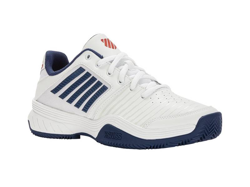 K-Swiss Performance Court Express Clay/Sandplatz weiss/opalblau Herren Tennisschuh von K-Swiss Performance