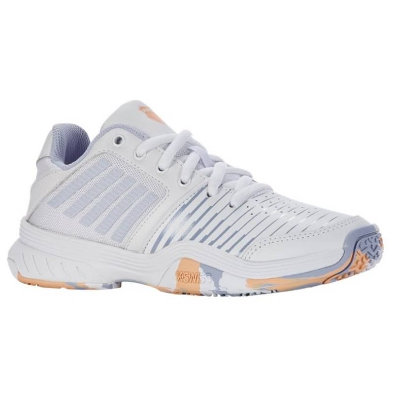 K-Swiss Performance Court Express Omni Allcourt 2024 weiss/violett/peach Kinder Tennisschuh von K-Swiss Performance