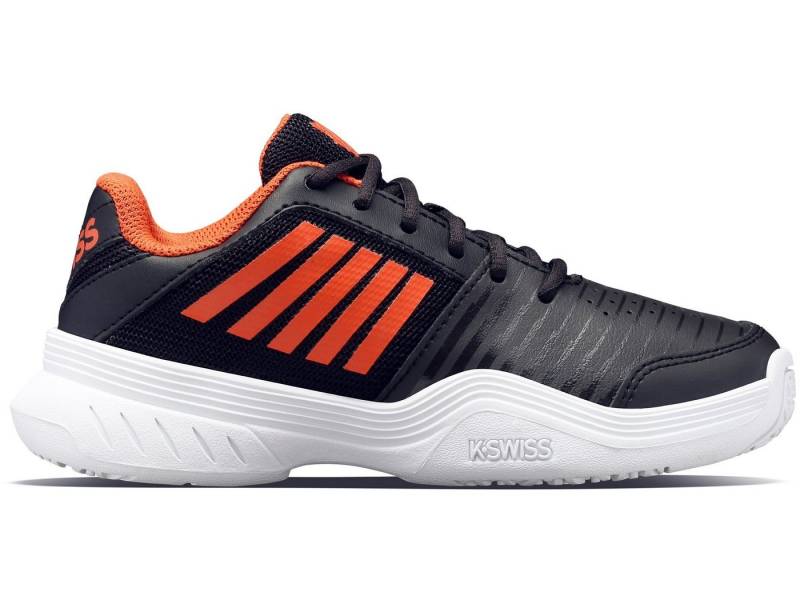 K-Swiss Performance Court Express schwarz/orange Allcourt Kleinkinder Tennisschuh von K-Swiss Performance