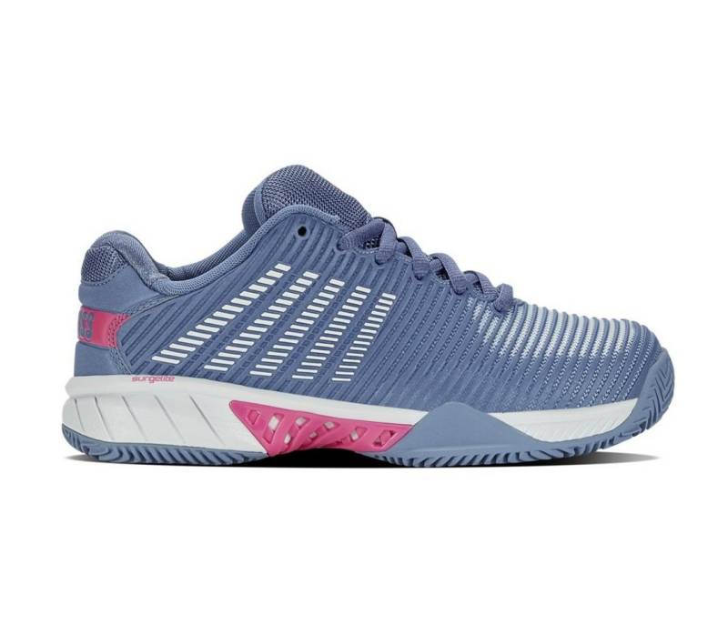 K-Swiss Performance Hypercourt Express 2 Clay/Sandplatz blau/rosa Damen Tennisschuh von K-Swiss Performance