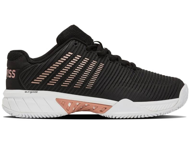 K-Swiss Performance Hypercourt Express 2 Clay/Sandplatz schwarz/rose Damen Tennisschuh von K-Swiss Performance