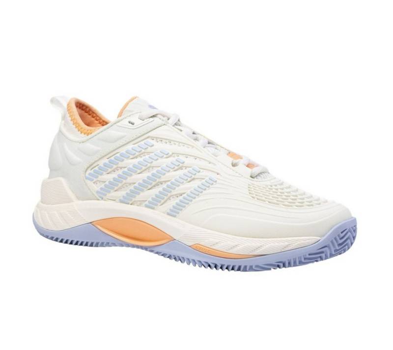 K-Swiss Performance Hypercourt Supreme 2 HB Clay/Sandplatz weiss/violett/peach Damen Tennisschuh von K-Swiss Performance