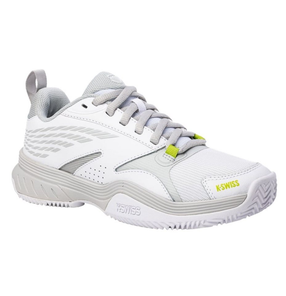 K-Swiss Performance KSwiss Speedex HB Clay/Sandplatz - weiss/grau/limegrün Damen Tennisschuh K-Swiss Performance KSwiss Speedex HB Clay/Sandplatz - weiss/grau/limegrün Damen Tennisschuh von K-Swiss Performance