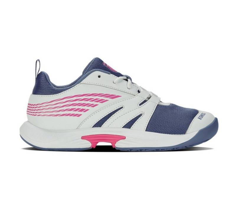 K-Swiss Performance Speedtrac Allcourt 2024 weiss/dunkelblau/pink Kinder Tennisschuh von K-Swiss Performance
