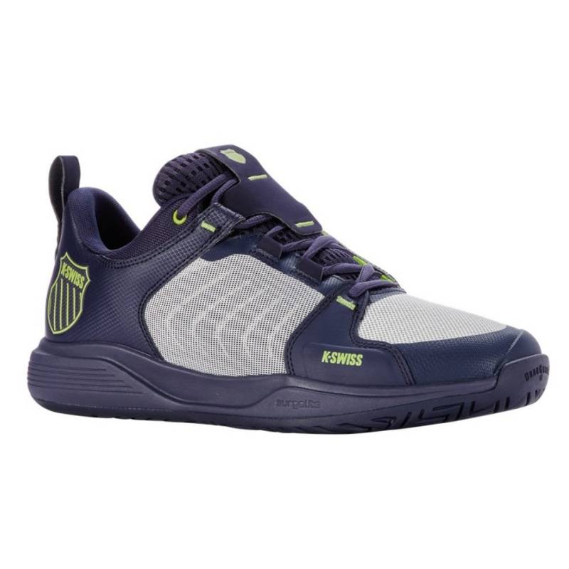 K-Swiss Performance Ultrashot Team Allcourt 2024 peacoatblau/grau/limegrün Herren Tennisschuh von K-Swiss Performance