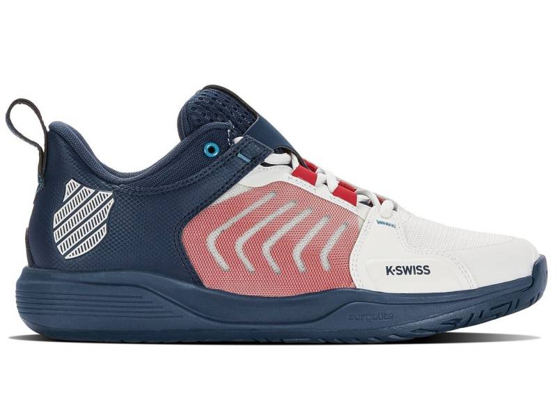 K-Swiss Performance Ultrashot Team Allcourt weiss/opalblau Herren Tennisschuh von K-Swiss Performance
