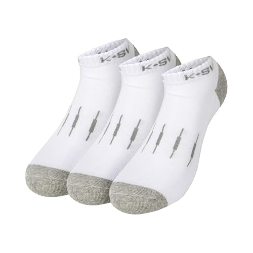 3 Pack CALCETIN KSWISS All Court Blanco GRIS Mujer von K-Swiss