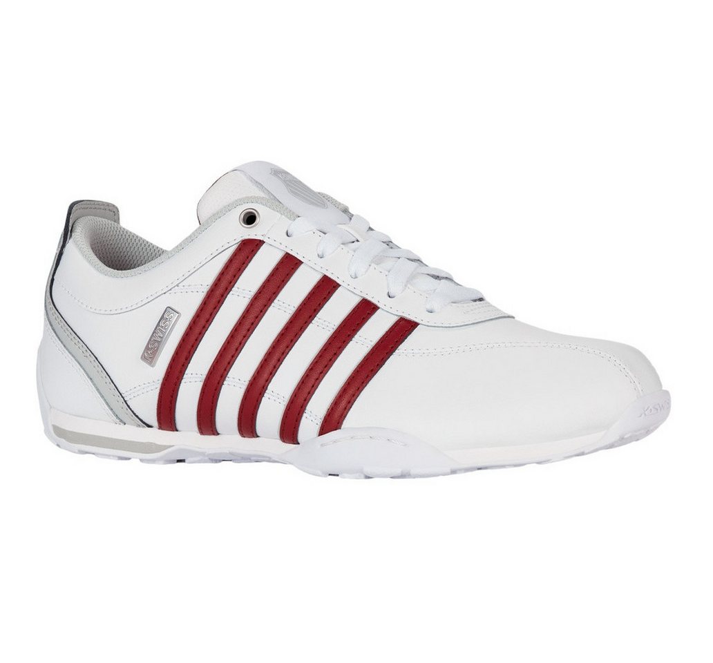 K-Swiss Arvee 1.5 Leder 2025 weiss/rot Herren Sneaker von K-Swiss