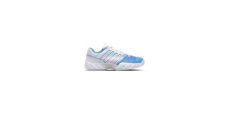 K-Swiss BIGSHOT LIGHT 4 SILVER LAKE BLUE/WHITE/ORCHID Tennisschuh von K-Swiss