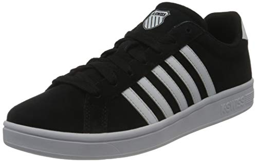 K-Swiss Herren Court TIEBREAK SDE Sneaker, Black/White, 42.5 EU von K-Swiss