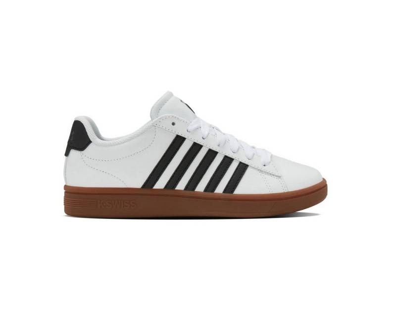 K-Swiss Court Tiebreak II (Leder) 2025 weiss/schwarz/gum Herren Sneaker von K-Swiss