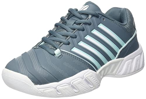 K-Swiss Damen Bigshot Light 4 Carpet Tennisschuh, Stormy Weather/White/ICY Morn, 38 EU von K-Swiss