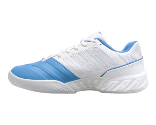 K-Swiss Damen Bigshot Light 4 Tennisschuh, Silver Lake Blue/White/Orchid Pink, 37 EU von K-Swiss