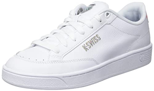 K-Swiss Damen Court ACE Sneaker, White/Pearlized, 38 EU von K-Swiss