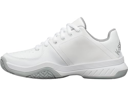 K-Swiss Damen Court Express Tennisschuh Sneaker, Weiß/Highrise/Silber, 41 EU von K-Swiss