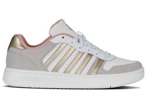 K-Swiss – Court Palisades – Schuhe für Damen und Herren – Vintage-Tennisstil hohem Komfort – Cupsohle, Leder-Obermaterial, Schnürung – Farbe – GRÖSSE von K-Swiss
