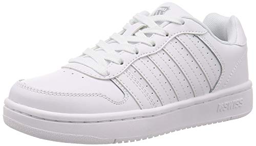 K-Swiss Damen Court Palisades Sneaker, White/Gray, 37 EU von K-Swiss