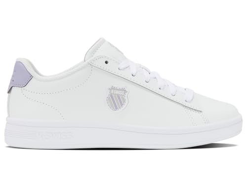 K-Swiss Damen Court Shield II Sneaker, White, 41.5 EU von K-Swiss