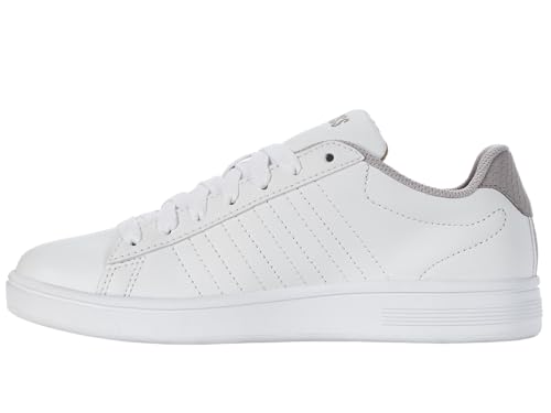 K-Swiss Damen Court Sneaker, White/Ashes of Roses/Cornstalk, 37.5 EU von K-Swiss