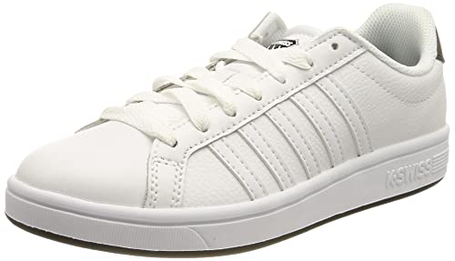 K-Swiss Damen Court TIEBREAK Sneaker, White/Black Panther, 37.5 EU von K-Swiss