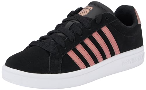 K-Swiss Damen Court Tiebreak SDE Sneaker, Black/Rosegold, 36 EU von K-Swiss