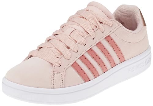 K-Swiss Damen Court Tiebreak SDE Sneaker, SepiaRose/Rosegold, 38 EU von K-Swiss