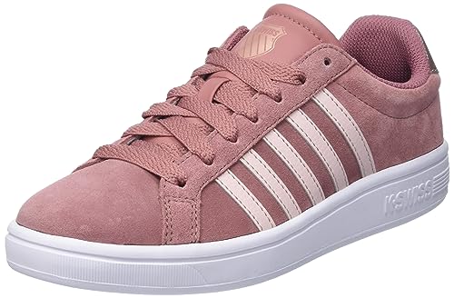 K-Swiss Damen Court Tiebreak SDE Sneaker, WitheredRose/Rosegold, 36 EU von K-Swiss