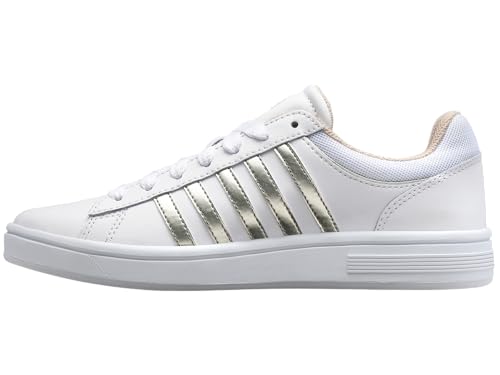 K-Swiss Damen Court Winston Sneaker, White/Champagne, 38 EU von K-Swiss