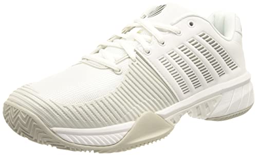 K-Swiss Performance Damen Express Light 2 Sport Shoe, White/Gull Grey, 41 EU von K-Swiss