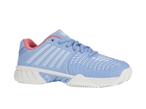 K-Swiss Damen Express Light 3 HB Tennis Shoe, Starwht/Heather/Peachfuzz, 41.5 EU von K-Swiss