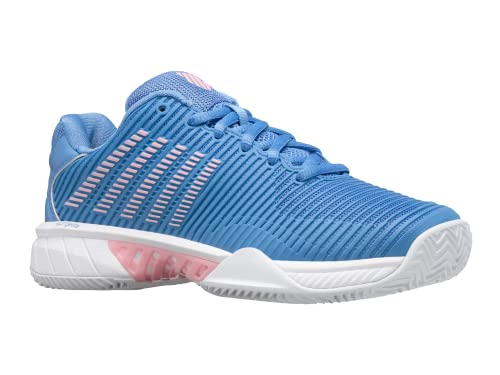 K-Swiss Damen Hypercourt Express 2 HB Tennisschuh, Silver Lake Blue/White/Orchid Pink, 39 EU von K-Swiss