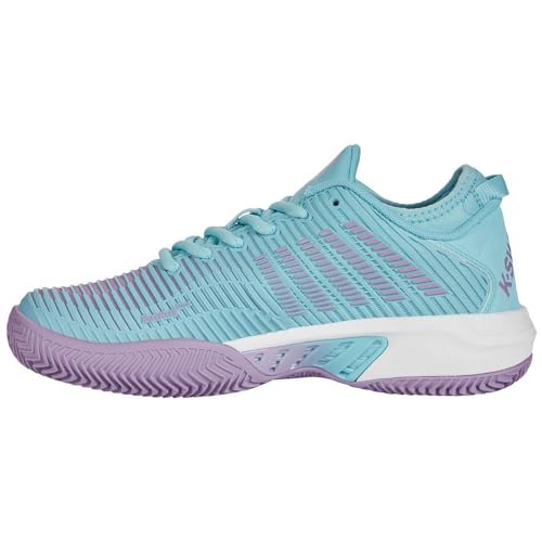 K-Swiss Damen Hypercourt Supreme Sport Shoe, Blau/Weiß, 37 EU von K-Swiss