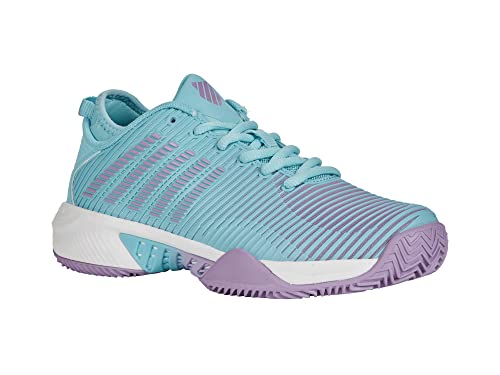 K-Swiss Damen Hypercourt Supreme Sport Shoe, Blau/Weiß, 39 EU von K-Swiss