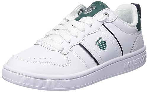 K-Swiss Damen Lozan Match LTH Sneaker, White/PosyGreen/Peacoat, 41 EU von K-Swiss