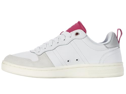 K-Swiss Damen Lozan Sneaker, White/Raspberry/StarWhite/Silver, 37 EU von K-Swiss