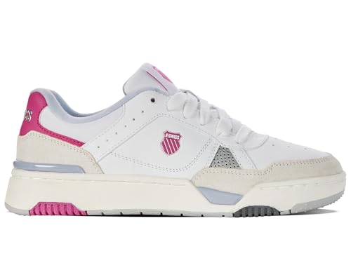 K-Swiss Damen Match Sneaker, White/Raspberry/Heather, 36 EU K-Swiss Damen Match Sneaker, White/Raspberry/Heather, 36 EU von K-Swiss