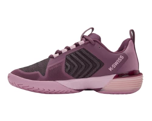 K-Swiss Ultrashot 3 Tennisschuh für Damen, Grape Nectar/Cameo Pink, 39.5 EU von K-Swiss