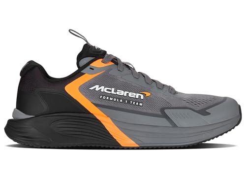 K-Swiss Herren AERO-ACTV XMCLARENII Sneaker, STLGRY/BLK/Papaya, 45 EU von K-Swiss